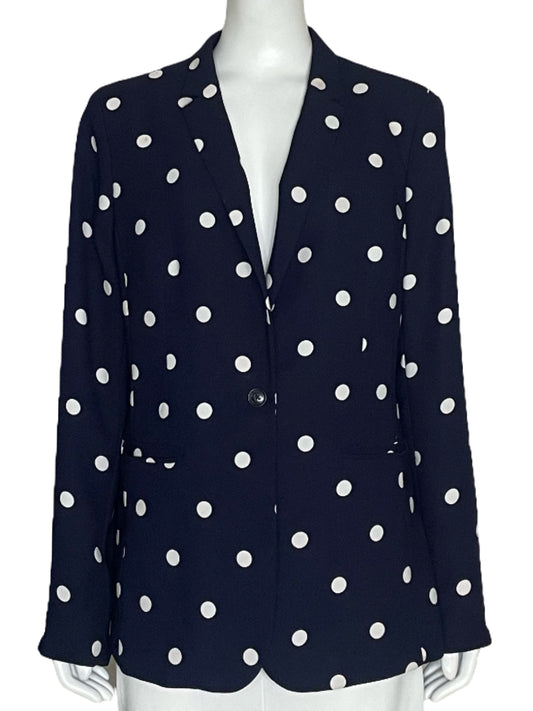 Blazer Banana Republic Dots Azul-Talla 14