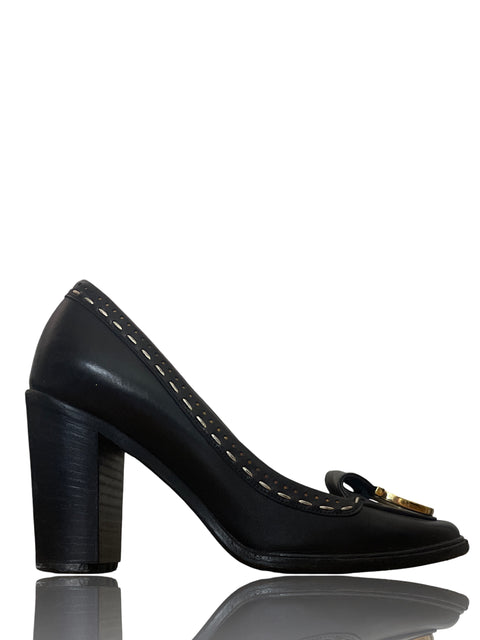 * Calzado Ferragamo Ganchini Negro-Talla 7