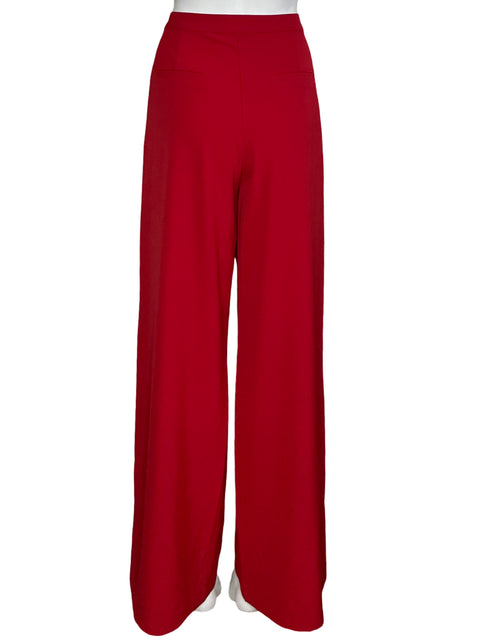 Pantalón Jena Straight Fluido Rojo-Talla M