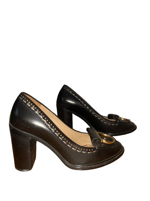 * Calzado Ferragamo Ganchini Negro-Talla 7