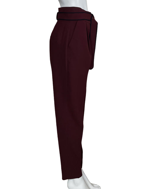 Pantalón MNG High Rise Cinturón Rojo-Talla 6