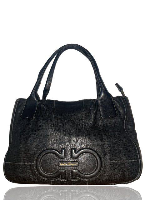 * Cartera Salvatore Ferragamo Shoulder Bag Negro-Talla M