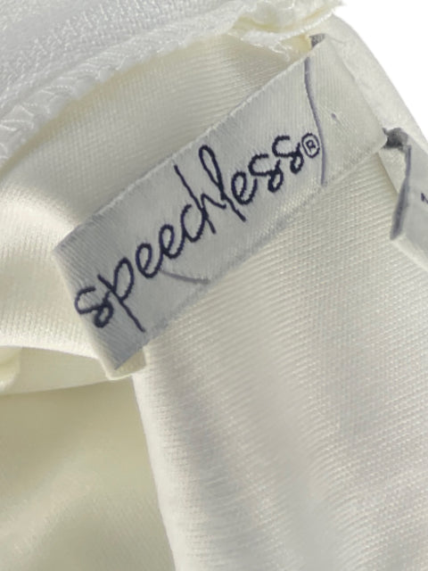 Vestido Speechless Sin Mangas Con Dobladilllo Asimetrico Blanco - Talla M