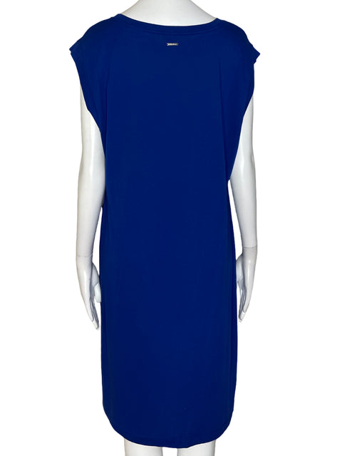 Vestido Nautica Drapeado Azul-Talla XL