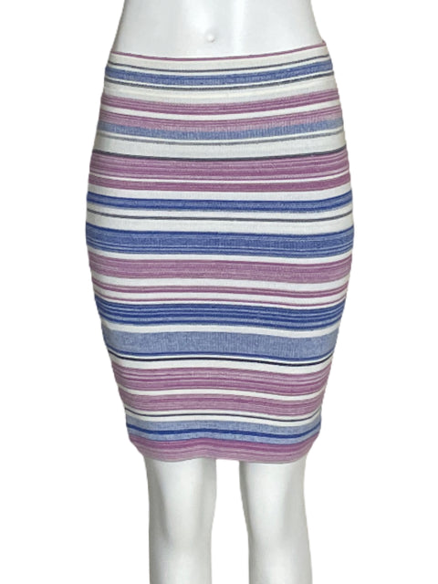 Falda BCBG Pavel Lapiz Lineas Rosado-Talla XS