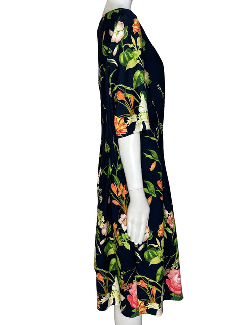 Vestido Gabby Skye Estampado Flores Azul-Talla M