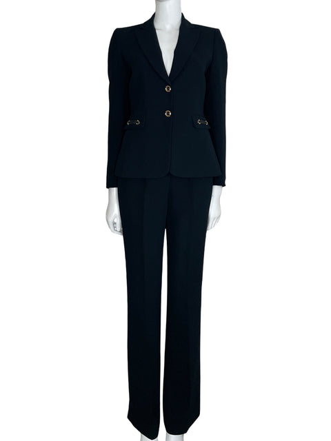 Set Tahari Blazer+Pantalónn Azul-Talla 4
