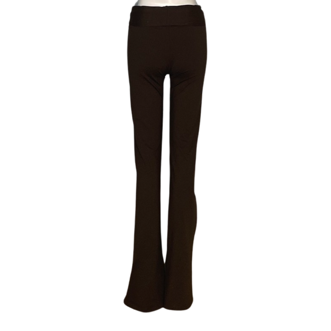 Pantalón HyH Leggins Talle Alto Marrón-Talla M