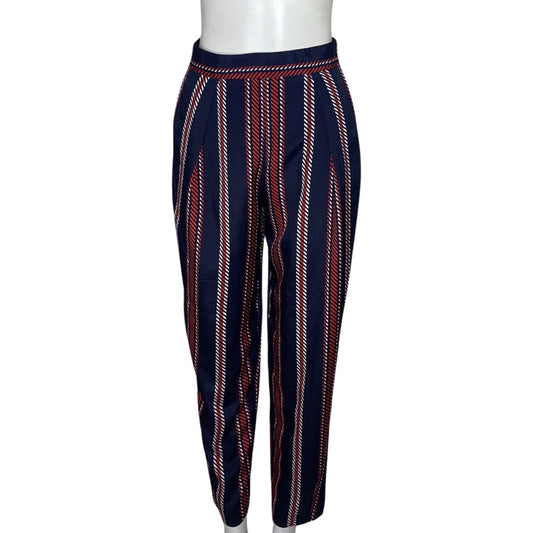 Pantalon Zara Rayas Azul-Talla S