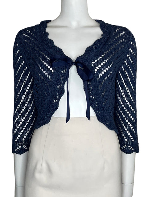 Bolero Studio F De Punto Azul-Talla U