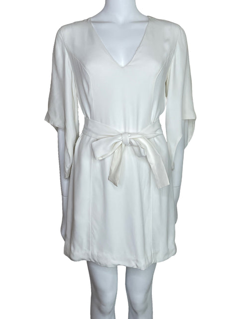 Vestido C/Meo Collective Media Manga Blanco-Talla S