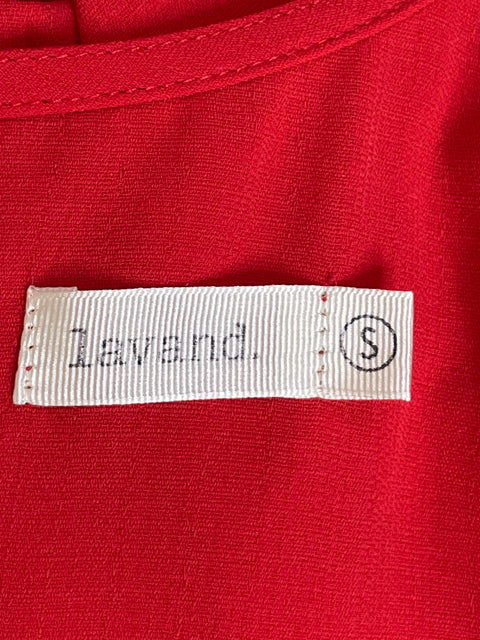 Blusa Lavand. Sin Mangas Pinzas Naranja-Talla S