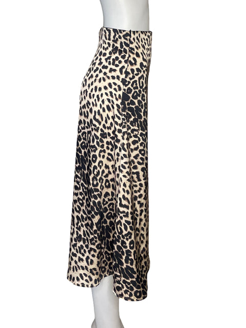 Falda Taba Animal Print Beige - Talla S