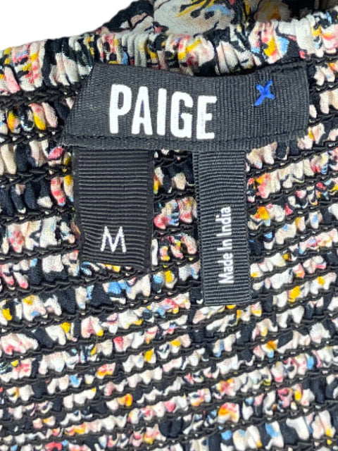 Blusa Paige Flores Negro - Talla M