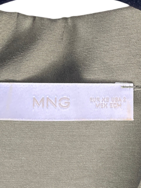 Camisa MNG Sin Mangas Verde-Talla XS