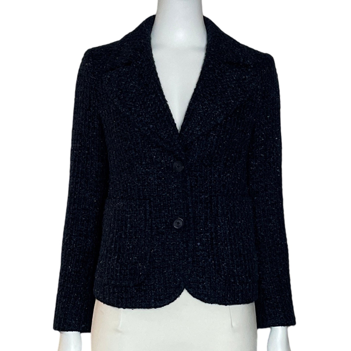 Blazer Michael Kors Tweed Azul-Talla 4