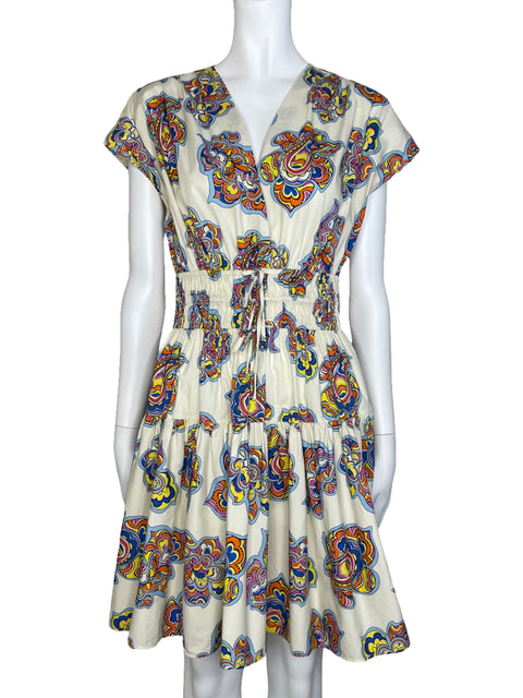 Vestido Derek Lam Io Crosby Tora Blanco - Talla 4