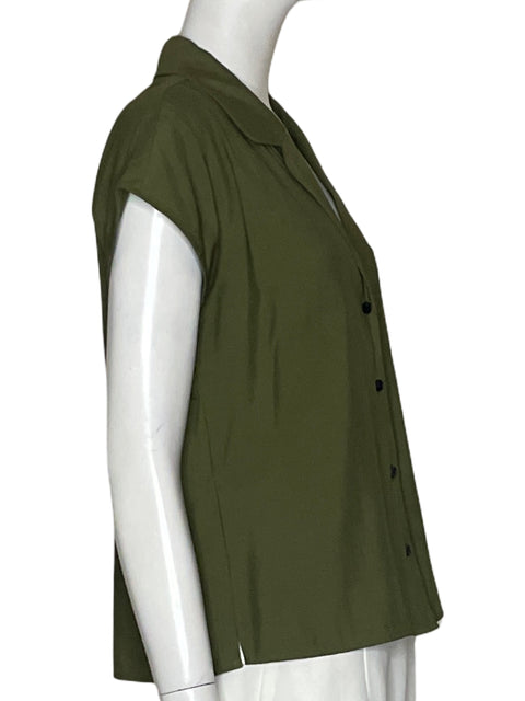 Camisa MNG Sin Mangas Verde-Talla XS