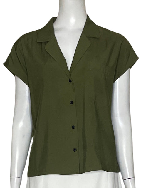 Camisa MNG Sin Mangas Verde-Talla XS