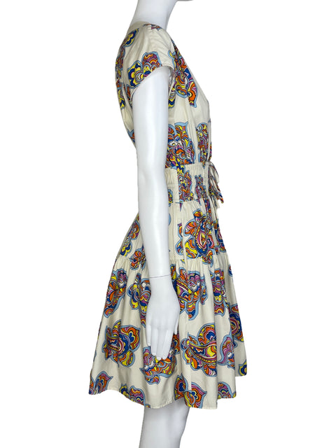 Vestido Derek Lam Io Crosby Tora Blanco - Talla 4