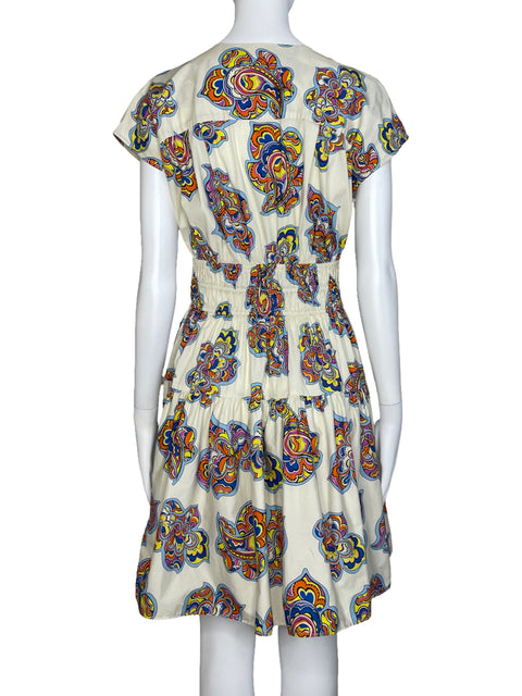 Vestido Derek Lam Io Crosby Tora Blanco - Talla 4