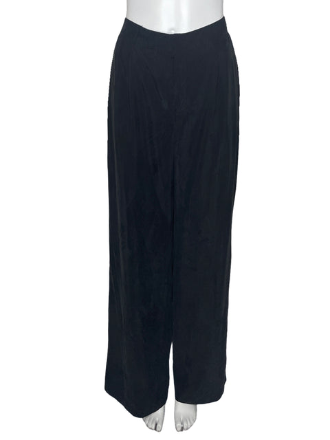 Pantalón MNG Recto Fluido Negro-Talla 10