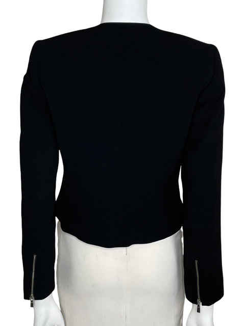 Blazer Tahari Abierto Negro-Talla 4