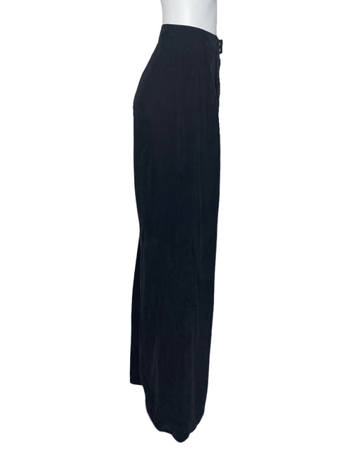 Pantalón MNG Recto Fluido Negro-Talla 10