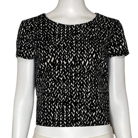 Blusa Express Top Estampado Negro-Talla S