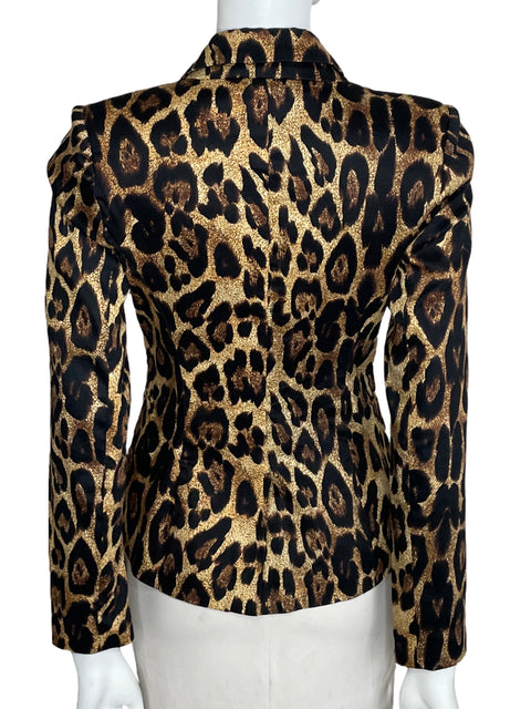 Blazer Studio F Animal Print Beige-Talla 08