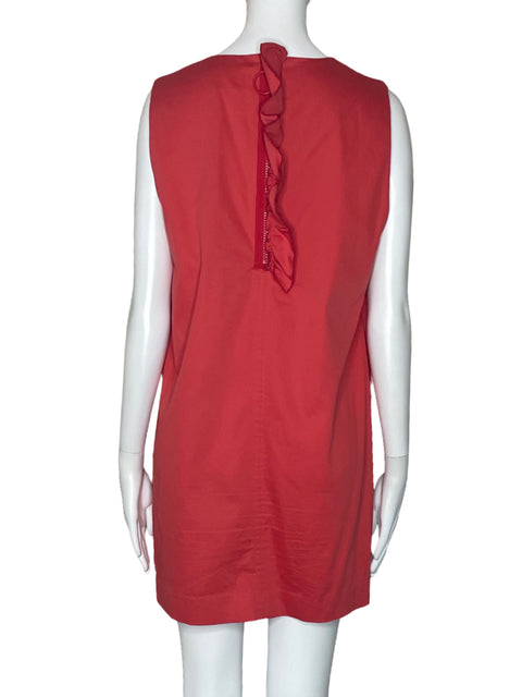Vestido Bimba Y Lola Midi Sin Mangas Naranja-Talla S
