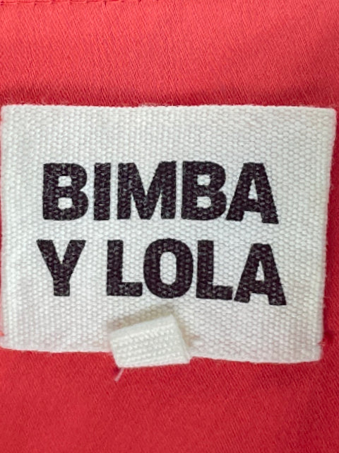 Vestido Bimba Y Lola Midi Sin Mangas Naranja-Talla S