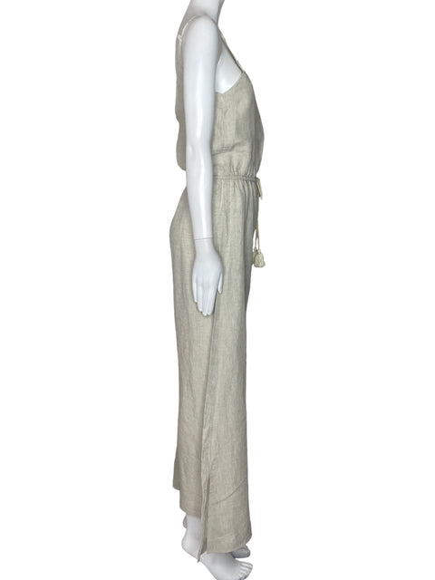 Mono Touche Sin Mangas Cuerda Beige-Talla XS