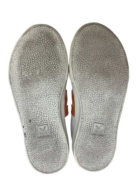 Calzado Veja Campo Logo Orange Blanco- Talla 5