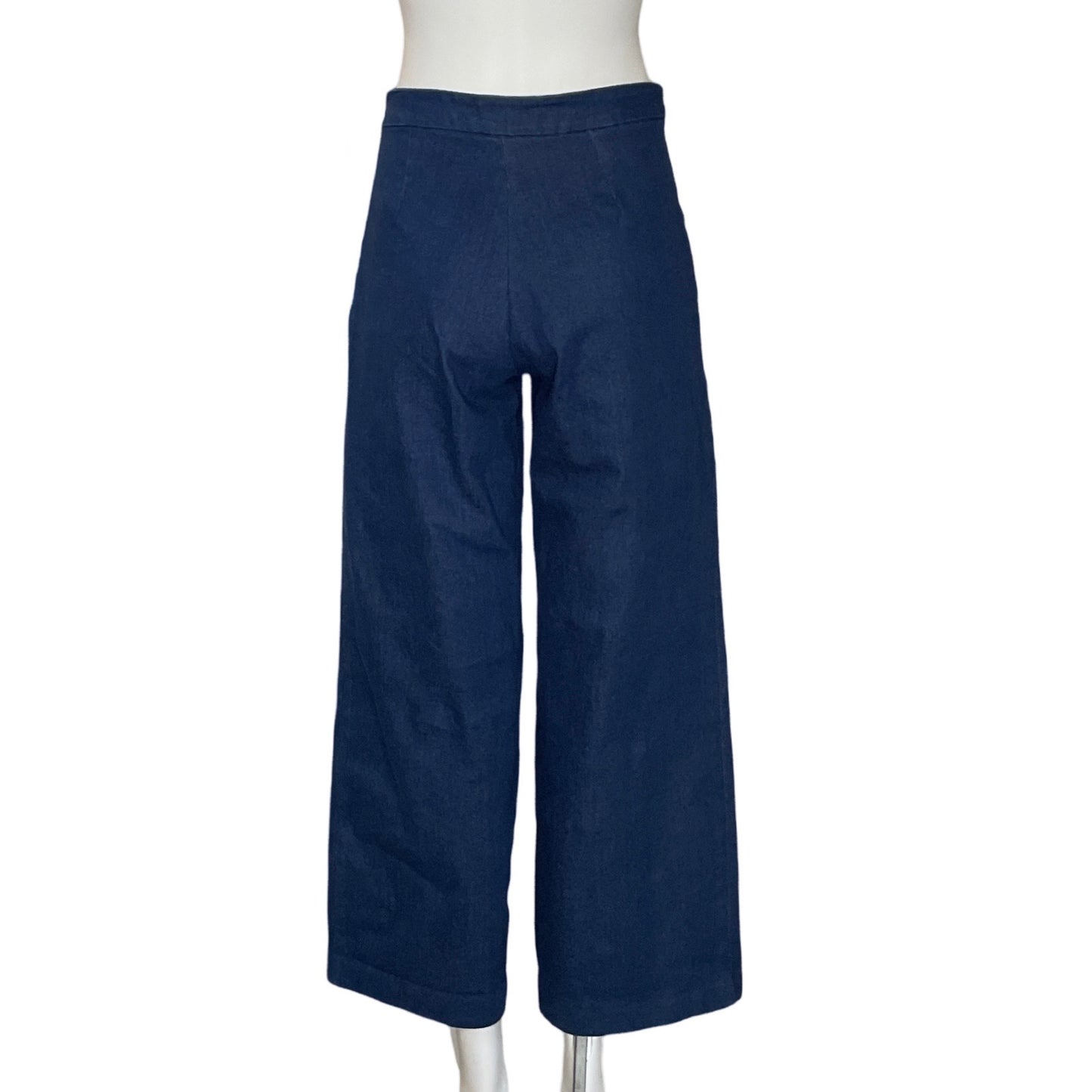 Pantalon Maison75 Basta Ancha Denim Azul-Talla 36