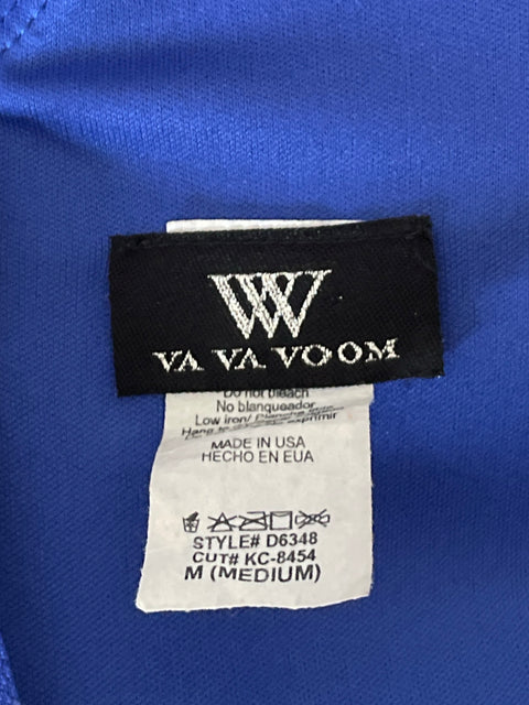 Vestido Va Va Voom Maxi Vuelos Azul-Talla M