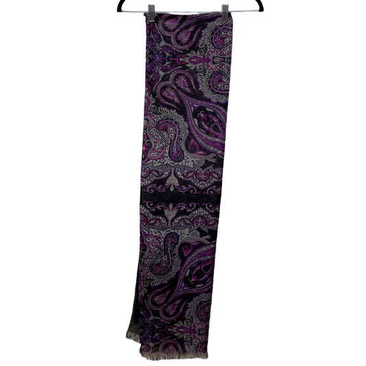 Bufanda Forever 21 Estampada Morado-Talla U