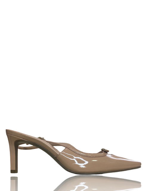 Calzado Annie Klein Punta con Tiritas Beige- Talla 7.5