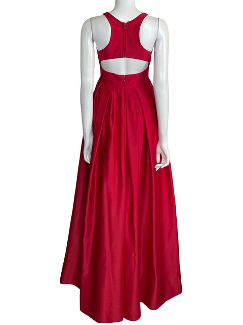 Vestido Morgan & Co Satin Ballgown Rojo-Talla 3