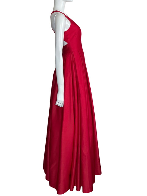 Vestido Morgan & Co Satin Ballgown Rojo-Talla 3