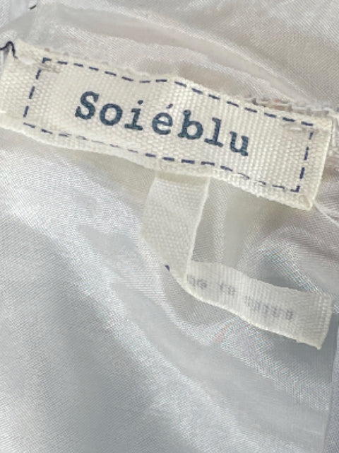 Vestido Soieblu Acampanado Floral Negro-Talla S