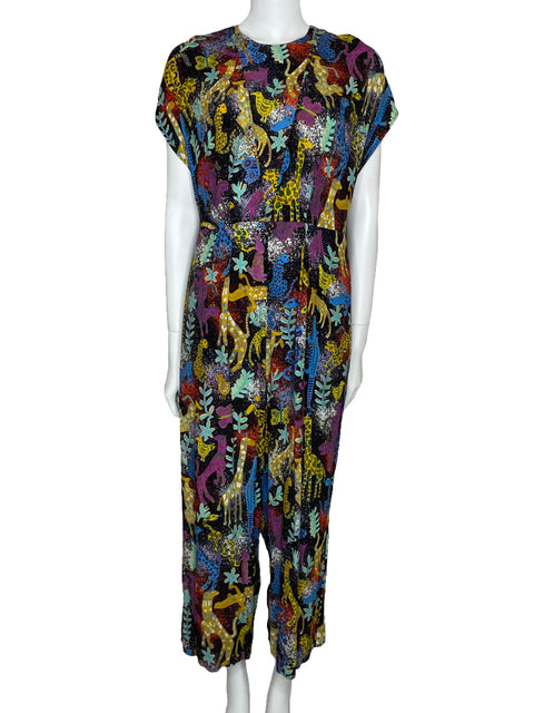 Mono Bimba Y Lola Estampado Cut Out Negro-Talla L