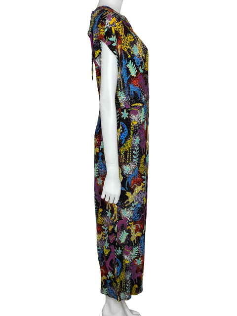 Mono Bimba Y Lola Estampado Cut Out Negro-Talla L