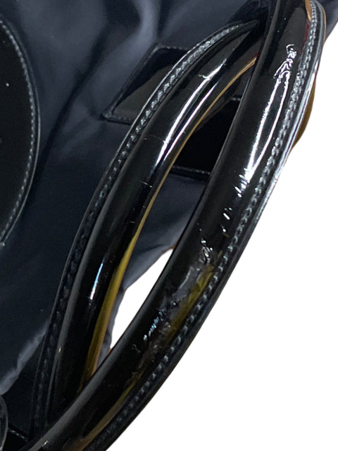 * Cartera Tory Burch Ella Tote Negro-Talla L