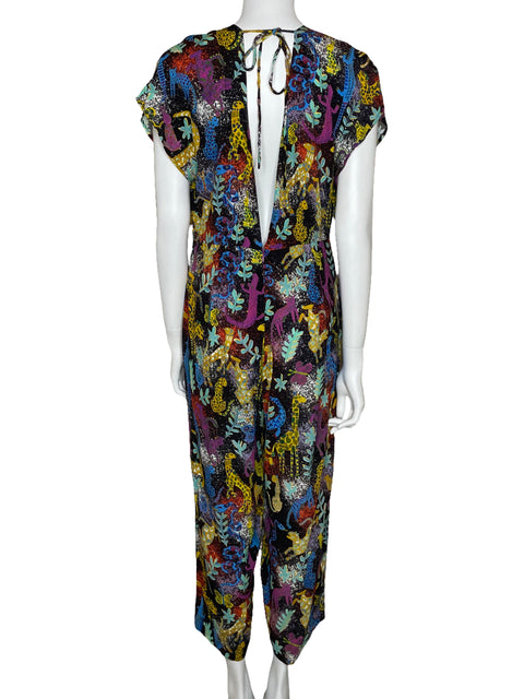 Mono Bimba Y Lola Estampado Cut Out Negro-Talla L