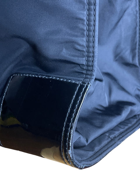 * Cartera Tory Burch Ella Tote Negro-Talla L