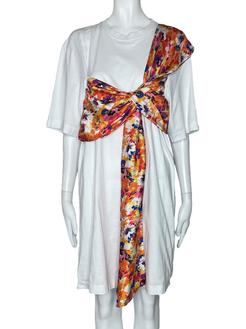 Vestido MSGM Milano Camison Lazo Blanco-Talla L