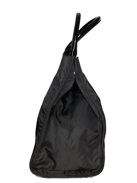 * Cartera Tory Burch Ella Tote Negro-Talla L