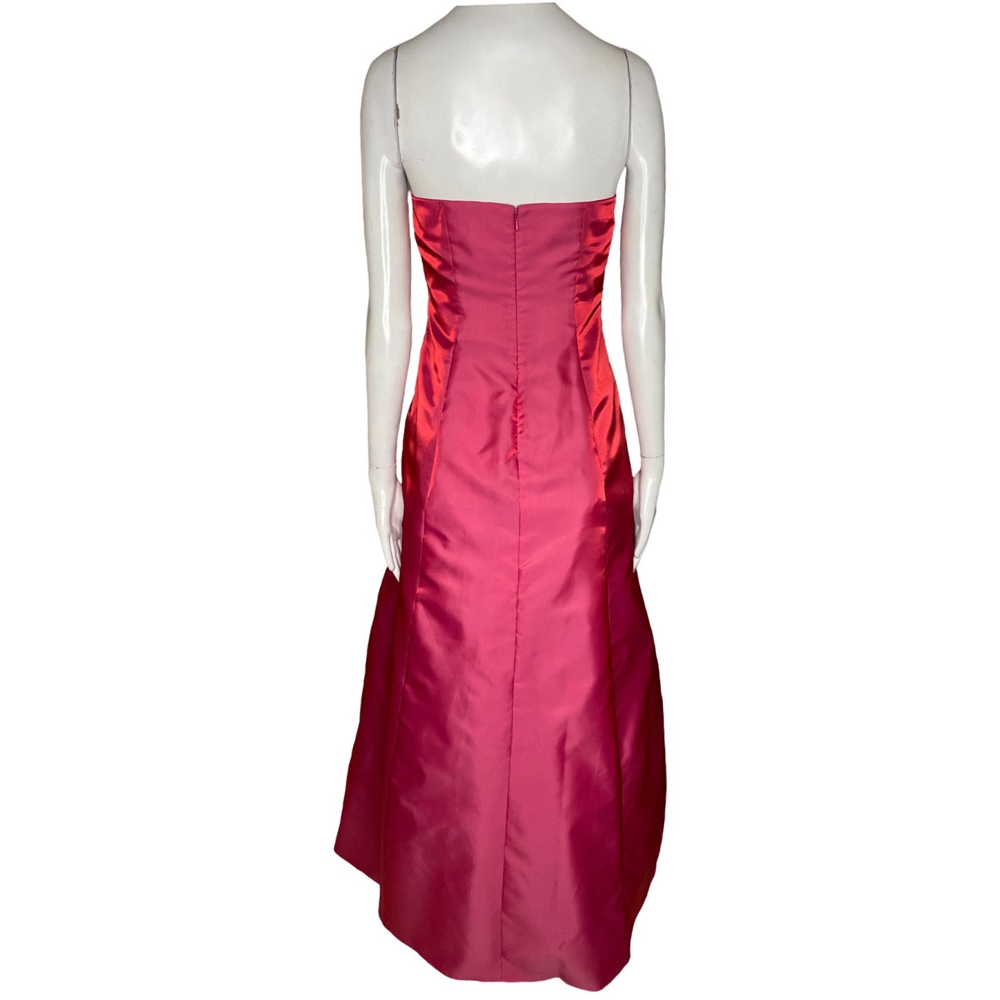 Vestido Morgan & Co Strapple Liso Rosado-Talla 10