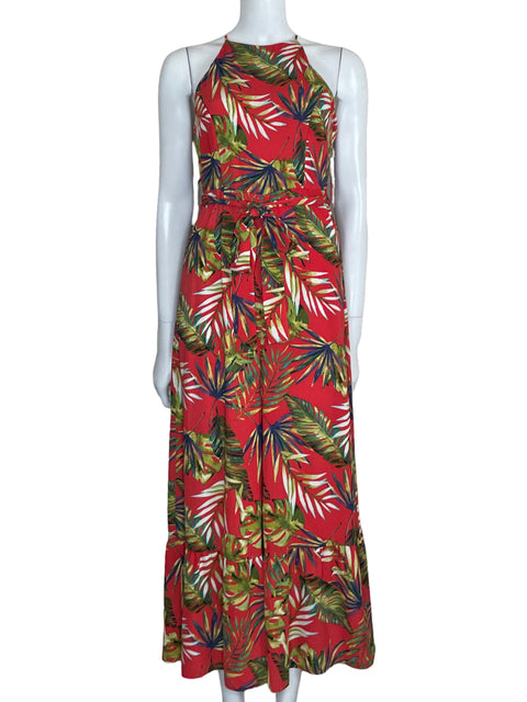 Mono Do+Be Tropical Halter Rojo-Talla S